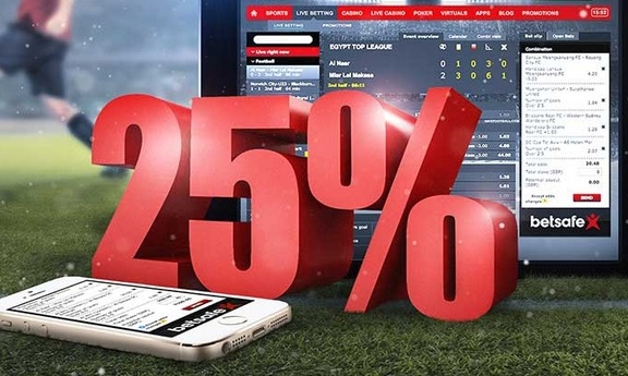 Get to bet at Betsafe via the mobile bonus!