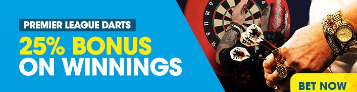Find about the Darts Bonus at Betbright review!