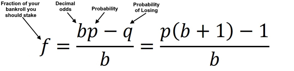 what formula to use for the kelly criterion