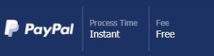 PayPal offers low fees and fast money transfers