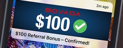 Get a bonus by sending Bovadas link to a friend!