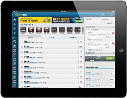 is the betting app of william hill suitable for a tablet