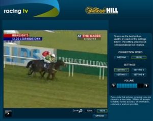 can you get live streaming with william hill