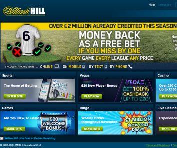 what are the promotions at the william hill site